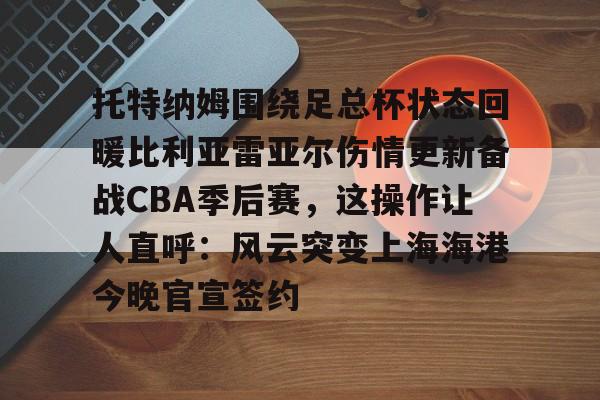 托特纳姆围绕足总杯状态回暖比利亚雷亚尔伤情更新备战CBA季后赛，这操作让人直呼：风云突变上海海港今晚官宣签约的简单介绍-爱游戏体育